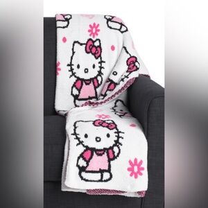 Hello Kitty Girly Feather Yarn Throw Blanket- 50”x70”-BNWT